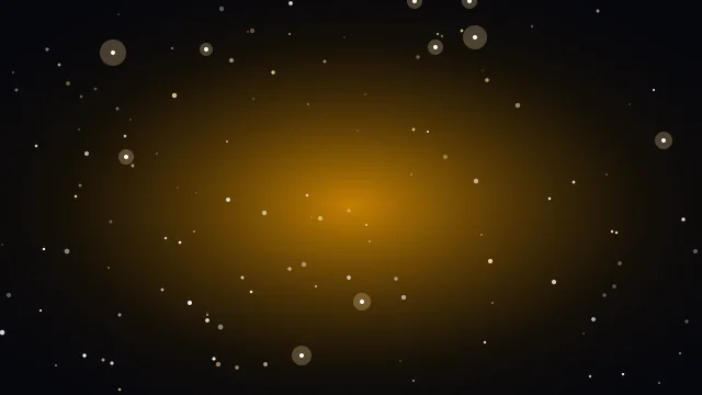Orange starry background — free HD orange color wallpaper 1920x1080