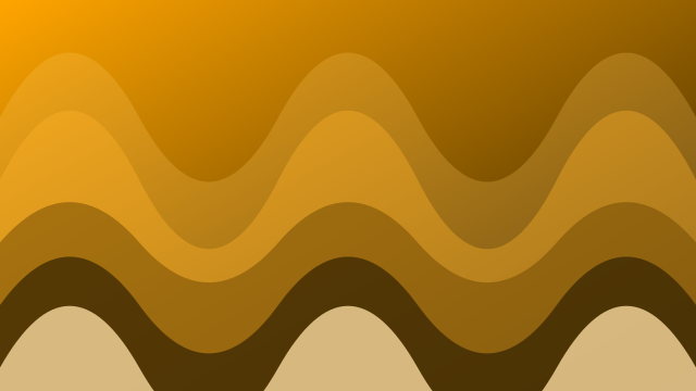 Orange waves background — free HD orange color wallpaper 1920x1080