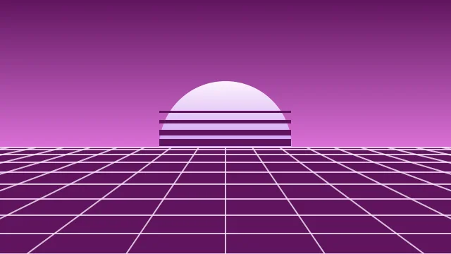 Orchid vaporwave background — free HD orchid color wallpaper 1920x1080