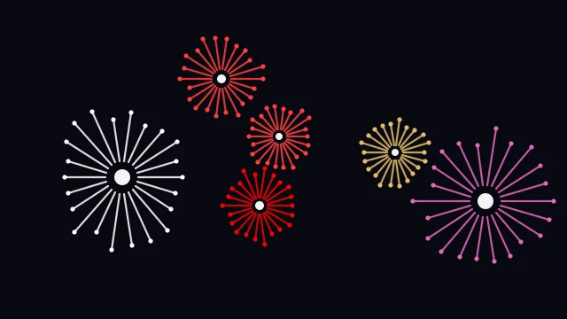 Oxblood fireworks background — free HD oxblood color wallpaper 1920x1080