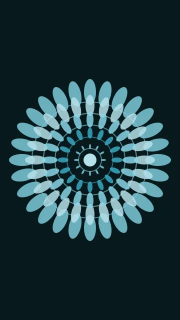 Pacific Blue mandala phone wallpaper — free HD pacific blue mobile wallpaper 1080x1920