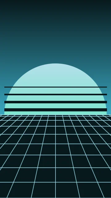 Pacific Blue vaporwave phone wallpaper — free HD pacific blue mobile wallpaper 1080x1920