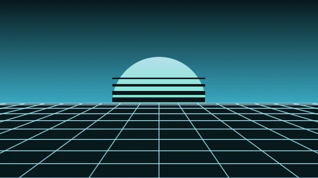 Pacific Blue vaporwave background — free HD pacific blue color wallpaper 1920x1080