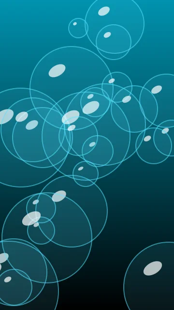 Pacific Cyan bubbles phone wallpaper — free HD pacific cyan mobile wallpaper 1080x1920