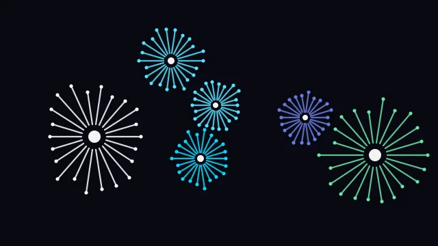 Pacific Cyan fireworks desktop wallpaper — free 4K pacific cyan wallpaper 3840x2160