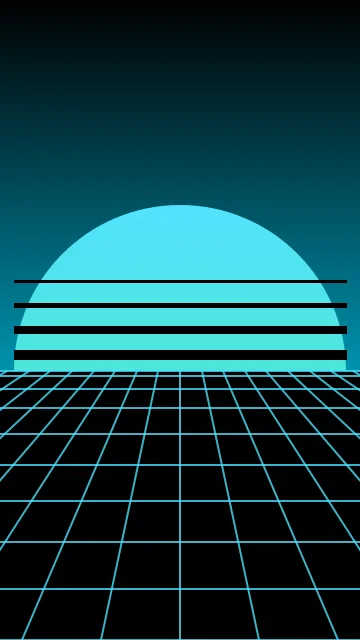 Pacific Cyan vaporwave phone wallpaper — free HD pacific cyan mobile wallpaper 1080x1920