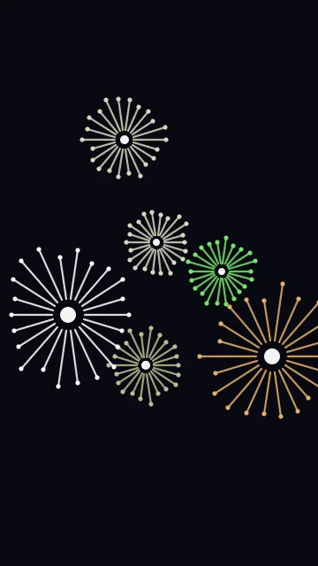 Palm Leaf fireworks phone wallpaper — free HD palm leaf mobile wallpaper 1080x1920