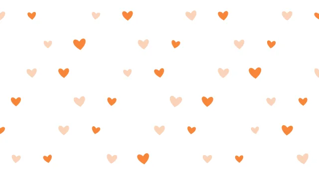 Peach Fuzz hearts background — free HD peach fuzz color wallpaper 1920x1080
