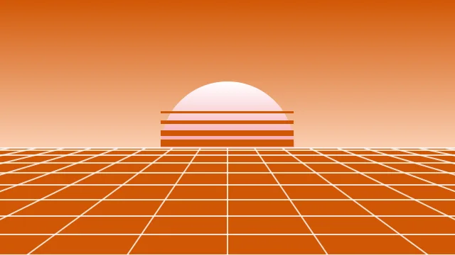 Peach Fuzz vaporwave background — free HD peach fuzz color wallpaper 1920x1080