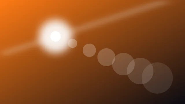 Peach Glow lens flare background — free HD peach glow color wallpaper 1920x1080