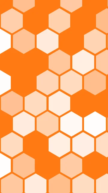 Peach Glow hexagon phone wallpaper — free HD peach glow mobile wallpaper 1080x1920