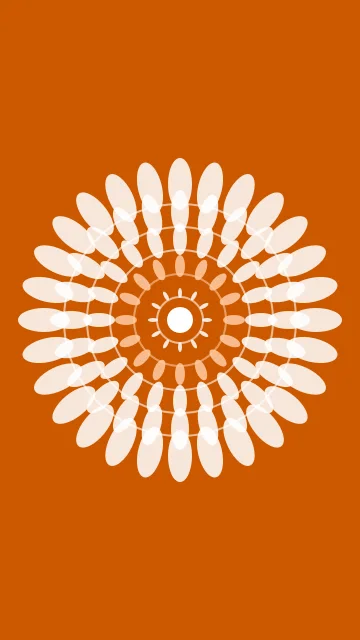 Peach Glow mandala phone wallpaper — free HD peach glow mobile wallpaper 1080x1920