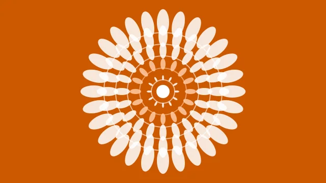 Peach Glow mandala background — free HD peach glow color wallpaper 1920x1080
