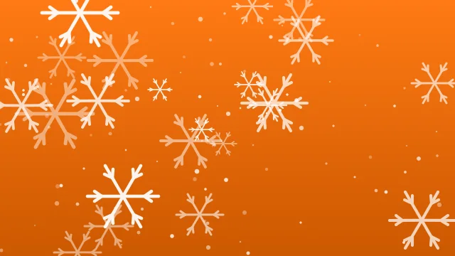 Peach Glow snowflake background — free HD peach glow color wallpaper 1920x1080