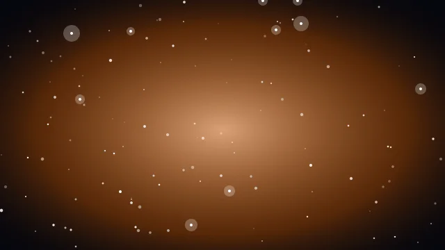 Peach Glow starry background — free HD peach glow color wallpaper 1920x1080