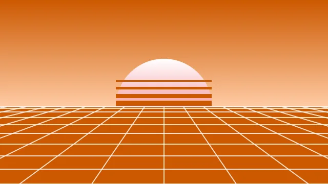 Peach Glow vaporwave background — free HD peach glow color wallpaper 1920x1080