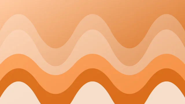 Peach Glow waves background — free HD peach glow color wallpaper 1920x1080