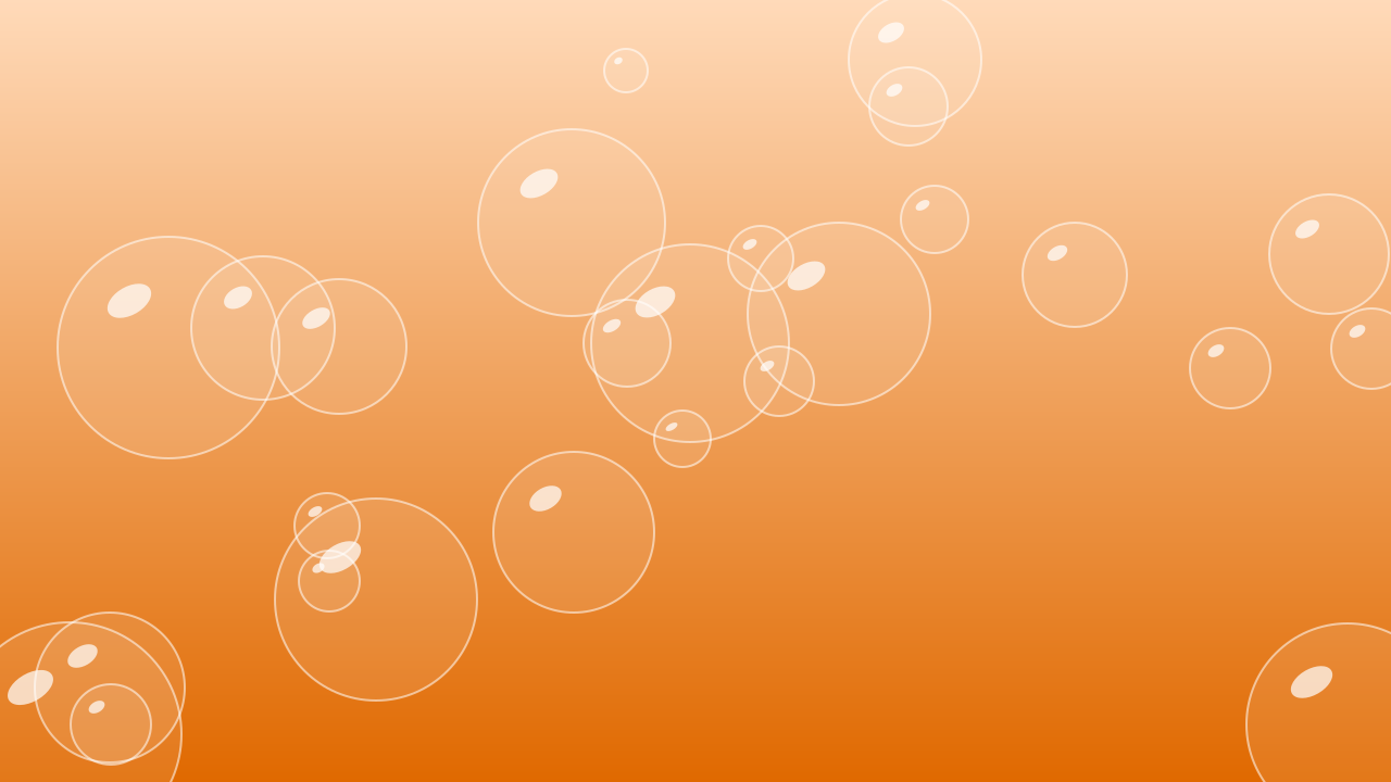 Peach Puff bubbles background — free HD peach puff color wallpaper 1920x1080