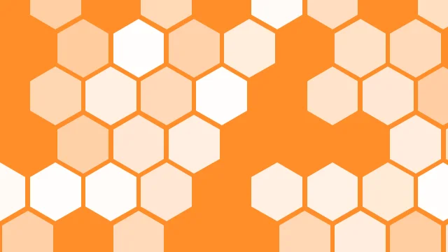 Peach Puff hexagon desktop wallpaper — free 4K peach puff wallpaper 3840x2160