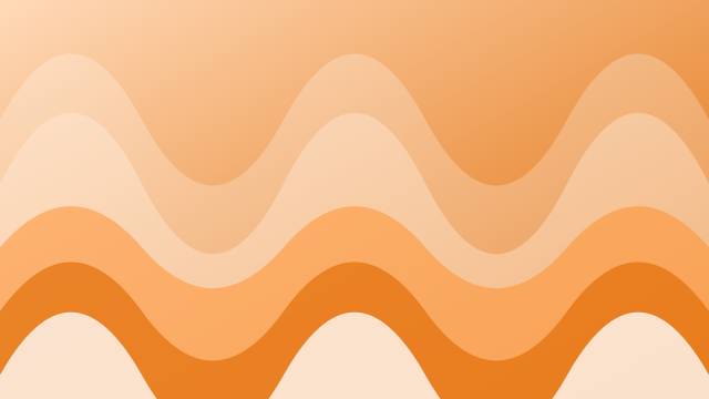 Peach Puff waves background — free HD peach puff color wallpaper 1920x1080