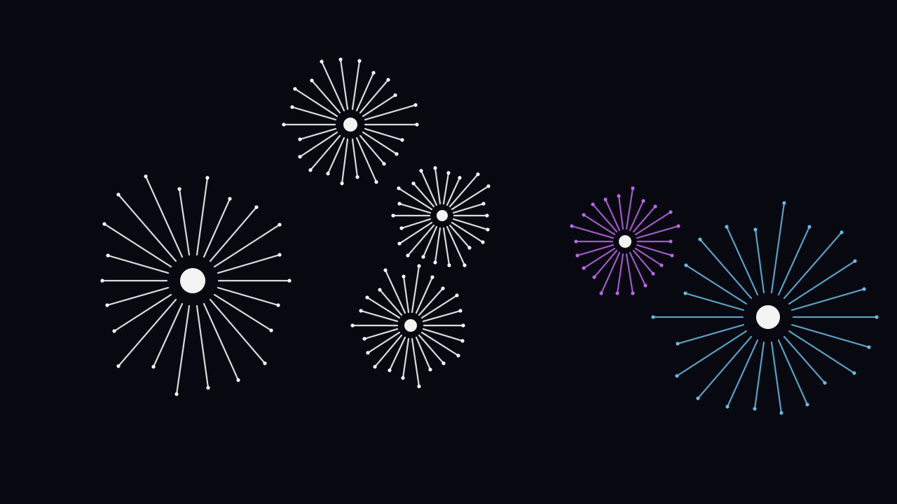 Periwinkle fireworks background — free HD periwinkle color wallpaper 1920x1080