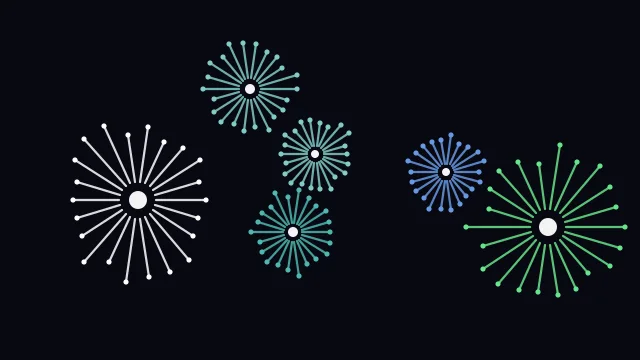 Pine Blue fireworks desktop wallpaper — free 4K pine blue wallpaper 3840x2160