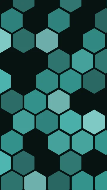 Pine Blue hexagon phone wallpaper — free HD pine blue mobile wallpaper 1080x1920
