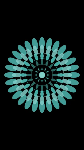 Pine Blue mandala phone wallpaper — free HD pine blue mobile wallpaper 1080x1920