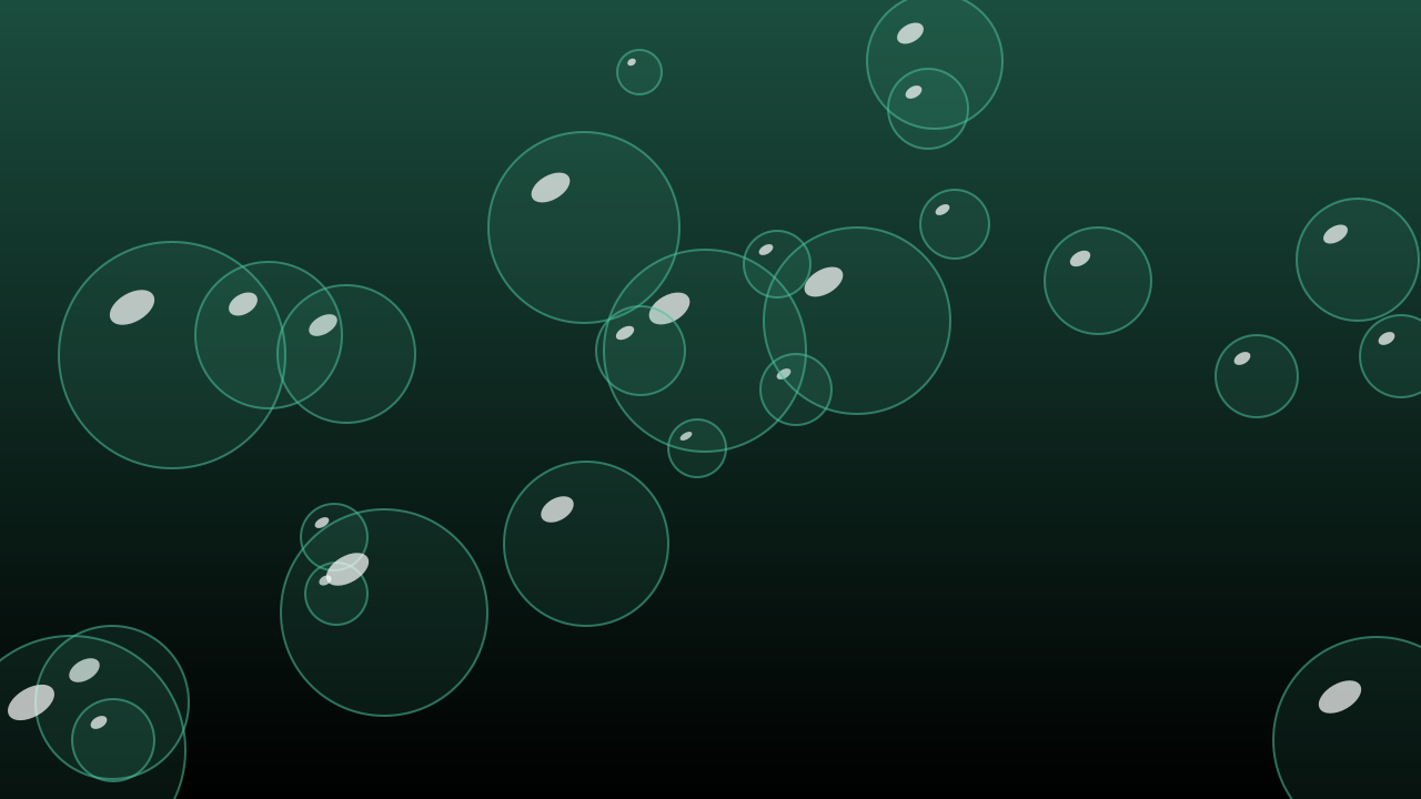 Pine Teal bubbles background — free HD pine teal color wallpaper 1920x1080
