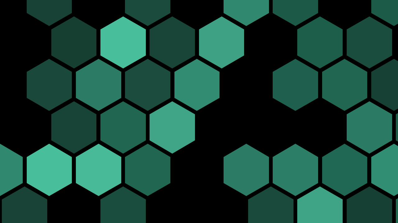 Pine Teal hexagon background — free HD pine teal color wallpaper 1920x1080