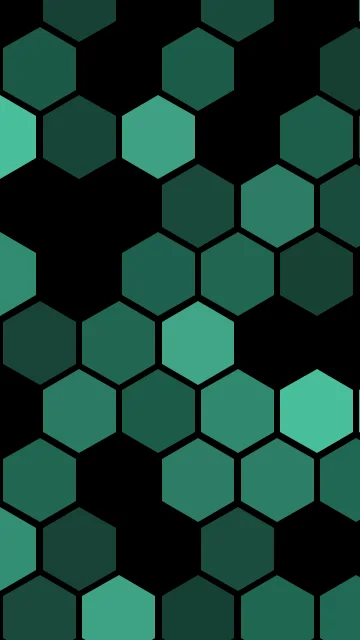 Pine Teal hexagon phone wallpaper — free HD pine teal mobile wallpaper 1080x1920