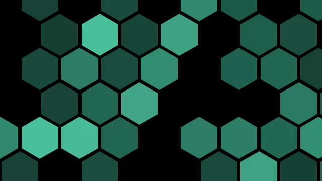 Pine Teal hexagon background — free HD pine teal color wallpaper 1920x1080