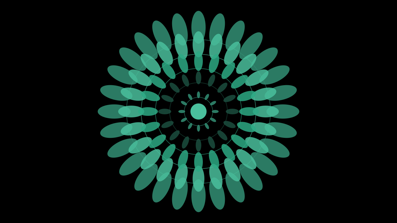 Pine Teal mandala background — free HD pine teal color wallpaper 1920x1080