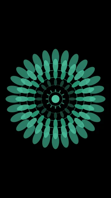 Pine Teal mandala phone wallpaper — free HD pine teal mobile wallpaper 1080x1920