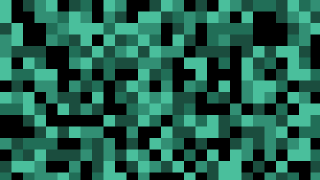 Pine Teal pixel background — free HD pine teal color wallpaper 1920x1080