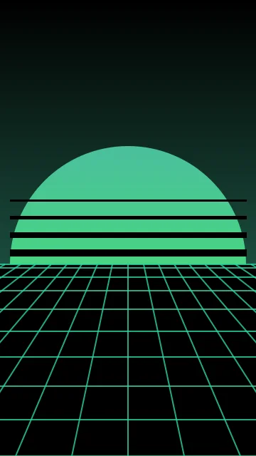 Pine Teal vaporwave phone wallpaper — free HD pine teal mobile wallpaper 1080x1920