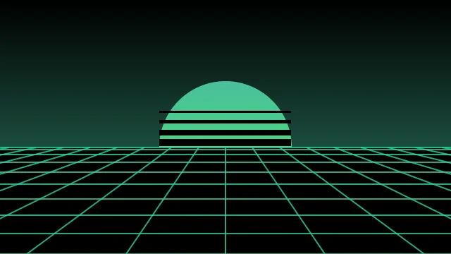 Pine Teal vaporwave background — free HD pine teal color wallpaper 1920x1080