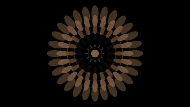Pitch Black mandala desktop wallpaper — free 4K pitch black wallpaper 3840x2160