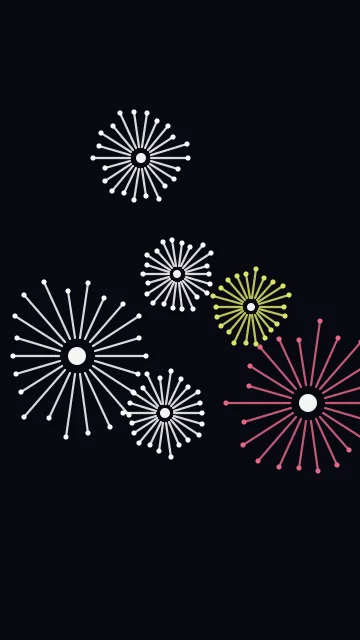 Powder Petal fireworks phone wallpaper — free HD powder petal mobile wallpaper 1080x1920