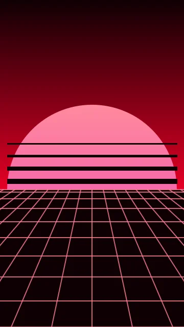 Primary Scarlet vaporwave phone wallpaper — free HD primary scarlet mobile wallpaper 1080x1920