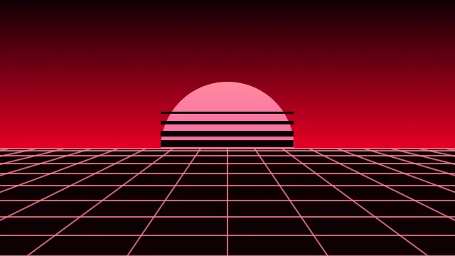 Primary Scarlet vaporwave desktop wallpaper — free 4K primary scarlet wallpaper 3840x2160