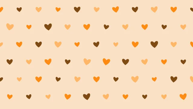 Princeton Orange hearts background — free HD princeton orange color wallpaper 1920x1080