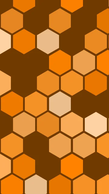Princeton Orange hexagon phone wallpaper — free HD princeton orange mobile wallpaper 1080x1920