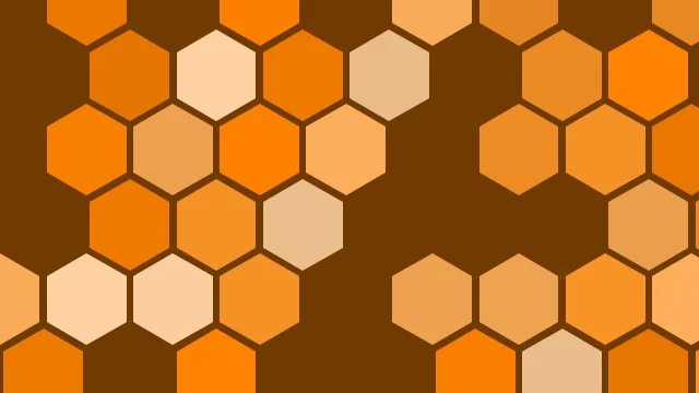 Princeton Orange hexagon desktop wallpaper — free 4K princeton orange wallpaper 3840x2160