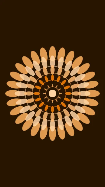 Princeton Orange mandala phone wallpaper — free HD princeton orange mobile wallpaper 1080x1920