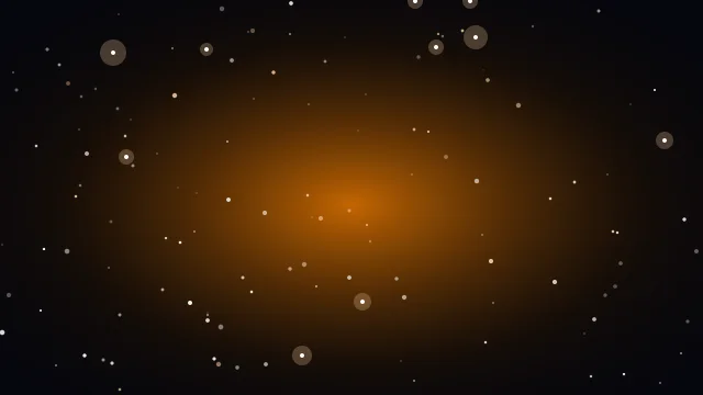 Princeton Orange starry background — free HD princeton orange color wallpaper 1920x1080