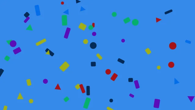 Prussian Blue confetti desktop wallpaper — free 4K prussian blue wallpaper 3840x2160