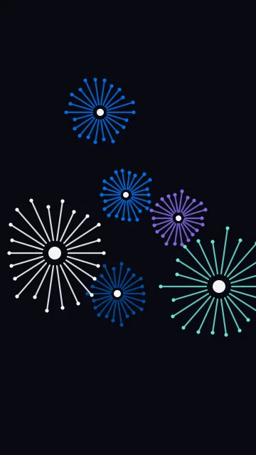 Prussian Blue fireworks phone wallpaper — free HD prussian blue mobile wallpaper 1080x1920