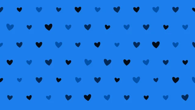 Prussian Blue hearts background — free HD prussian blue color wallpaper 1920x1080