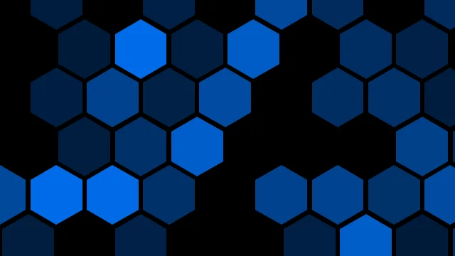 Prussian Blue hexagon desktop wallpaper — free 4K prussian blue wallpaper 3840x2160